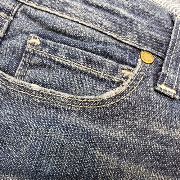 Vintage Paige Y2K Flared Blue Faded Jeans - Picture 5 of 10